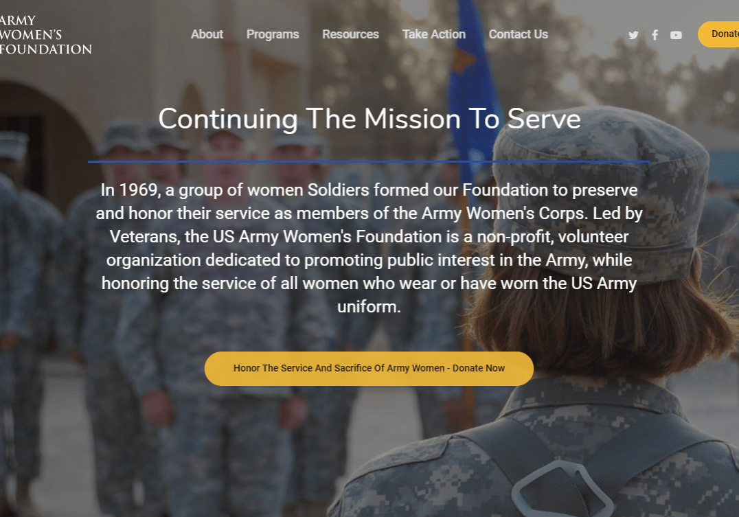 Army Women's Foundation website