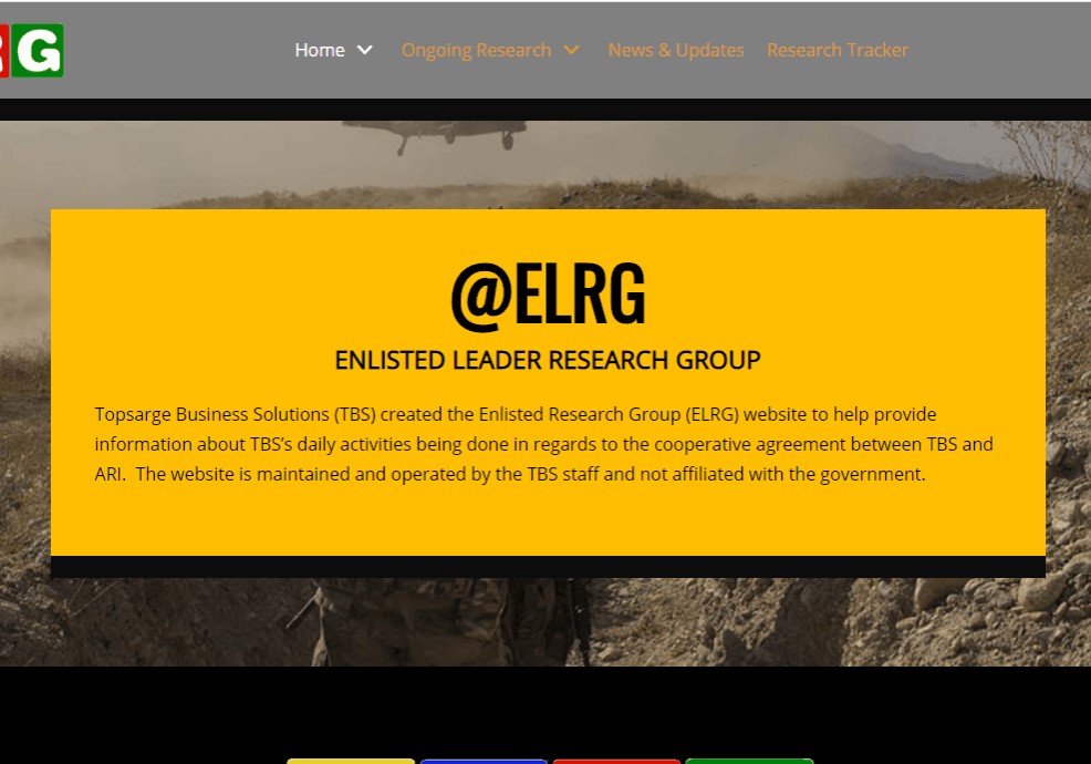 Enlisted Leadership Group Website